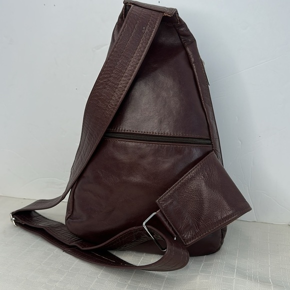 Made in Mexico Leather Sling bag, brown leather sling,bag,, - Picture 3 of 10